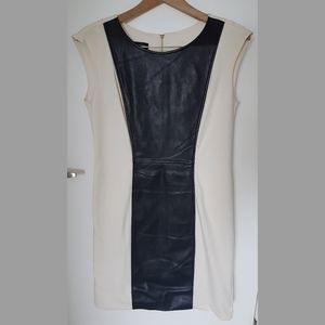 Beige & Black Dress - Vestido Size 10